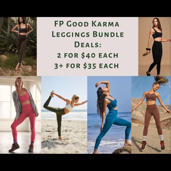 Free People Movement Good Karma Leggings Bundle Deals ♥️